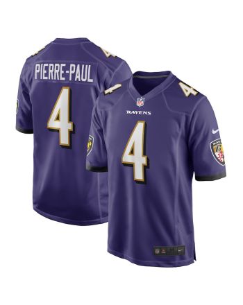 Jason Pierre-Paul 4 Baltimore Ravens Home Game Player Jersey - Purple