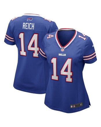 Frank Reich 14 Buffalo Bills Women Game Retired Jersey - Royal