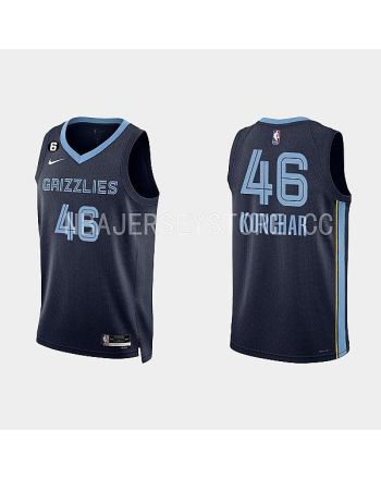 Memphis Grizzlies 46 John Konchar 2022-23 Icon Edition Navy Men Jersey