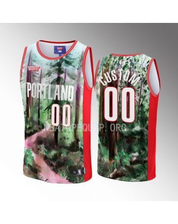 Custom Portland Trail Blazers NBA & KidSuper Studios Unisex Hometown Jersey