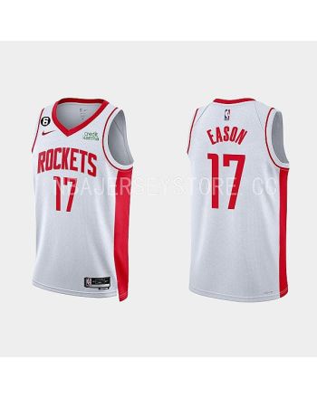 Houston Rockets Tari Eason 17 2022-23 Association Edition White Men Jersey Swingman