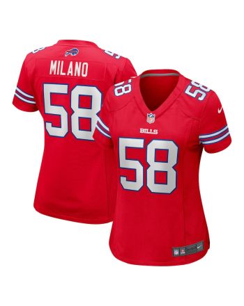 Matt Milano 58 Buffalo Bills Women Game Jersey - Red