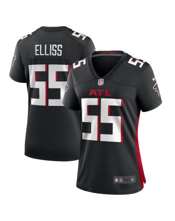 Kaden Elliss 55 Atlanta Falcons Women's Game Jersey - Black