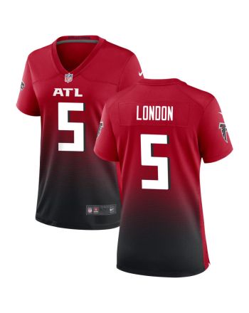 Drake London 5 Atlanta Falcons Women Away Game Jersey - Red