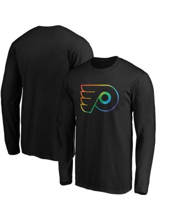 Philadelphia Flyers Team Pride Logo Long Sleeve T-Shirt - Black