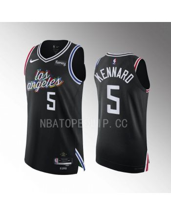 Luke Kennard 5 Los Angeles Clippers 2022-23 City Edition Jersey Black