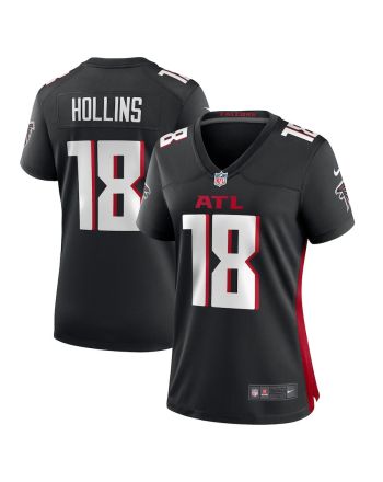 Mack Hollins 18 Atlanta Falcons Game Women Jersey - Black