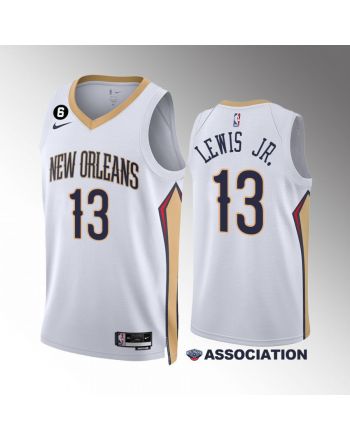 New Orleans Pelicans Kira Lewis Jr. 13 Association Edition 2022-23 White Jersey Swingman