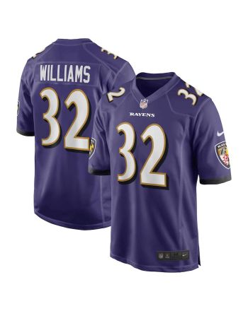 Marcus Williams 32 Baltimore Ravens Player Game Jersey - Purple