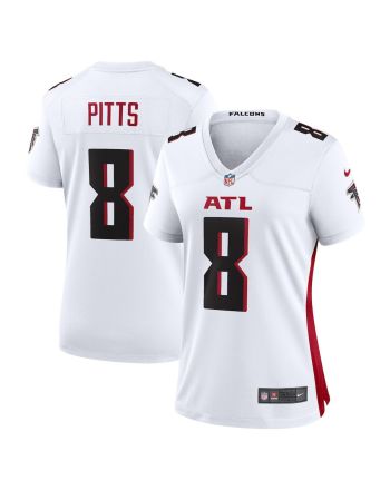 Kyle Pitts 8 Atlanta Falcons Women's Game Jersey - White