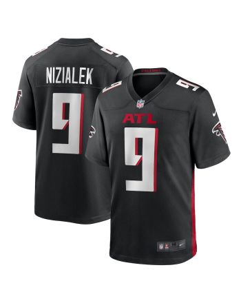 Cameron Nizialek 9 Atlanta Falcons Men's Game Jersey - Black