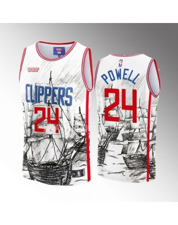 Norman Powell 24 LA Clippers NBA & KidSuper Studios Unisex Hometown Jersey