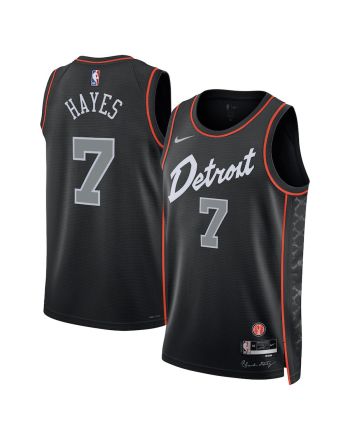 Killian Hayes 7 Detroit Pistons 2023/24 City Edition Swingman Jersey - Black