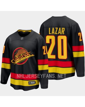 Curtis Lazar 20 Vancouver Canucks 2023-24 Alternate Jersey Breakaway Black