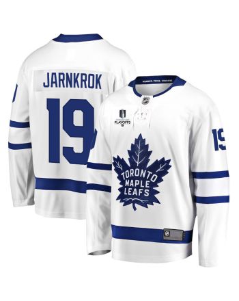 DCalle Jarnkrok 19 Toronto Maple Leafs Stanley Cup 2023 Playoffs Patch Away Breakaway Men Jersey - White