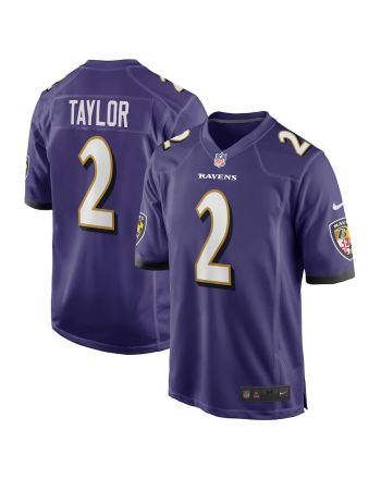 Tyrod Taylor 2 Baltimore Ravens YOUTH Team Color Game Jersey