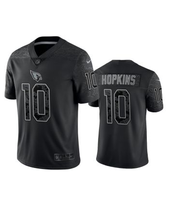 DeAndre Hopkins 10 Arizona Cardinals Black Reflective Limited Jersey - Men