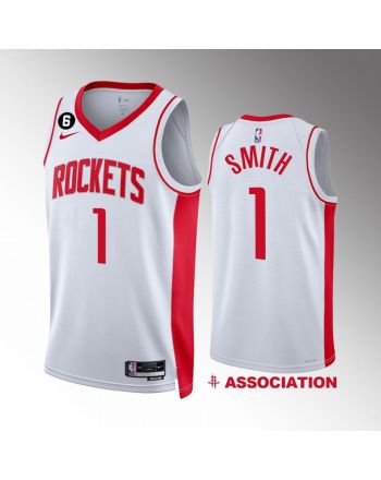 Houston Rockets Jabari Smith 1 Association Edition 2022-23 White Jersey Swingman