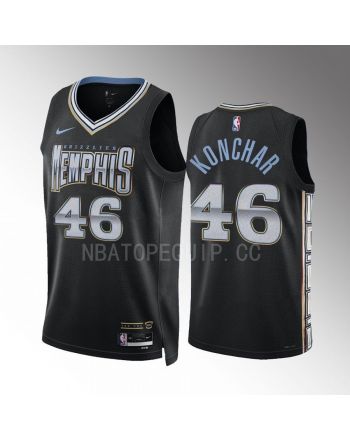 Memphis Grizzlies John Konchar 46 2022-23 City Edition Black Jersey Swingman