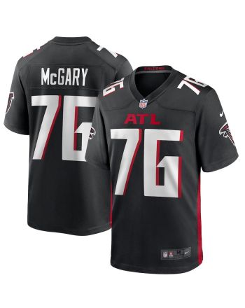 Kaleb McGary 76 Atlanta Falcons Men's Game Jersey - Black