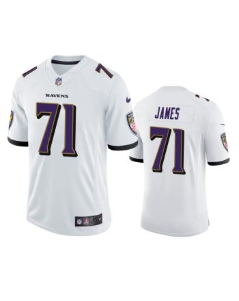 Baltimore Ravens Ja'Wuan James 71 White Vapor Limited Jersey - Men's