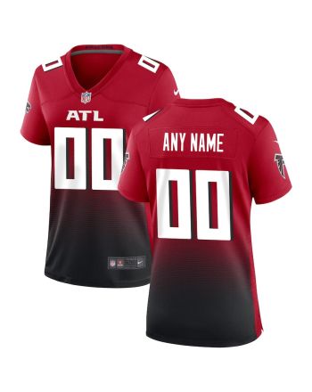 Atlanta Falcons Women's Custom Alternate Game Jersey - Red