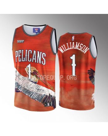 Zion Williamson 1 New Orleans Pelicans NBA & KidSuper Studios Unisex Hometown Jersey