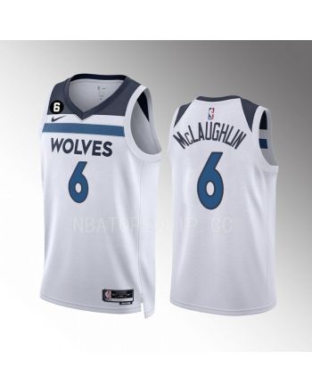 Jordan McLaughlin 6 Minnesota Timberwolves 2022-23 Association Edition White Men Jersey Swingman