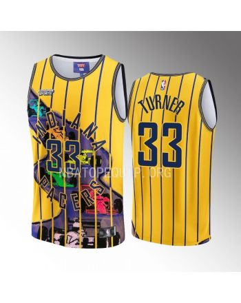 Myles Turner 33 Indiana Pacers NBA & KidSuper Studios Unisex Hometown Jersey