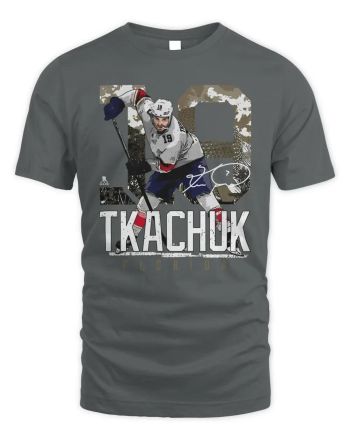 Matthew Tkachuk 19 Florida Panthers Landmark Shirt T-Shirt- Gray