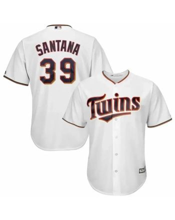 Daniel Santana Minnesota Twins Cool Base Player Jersey - White