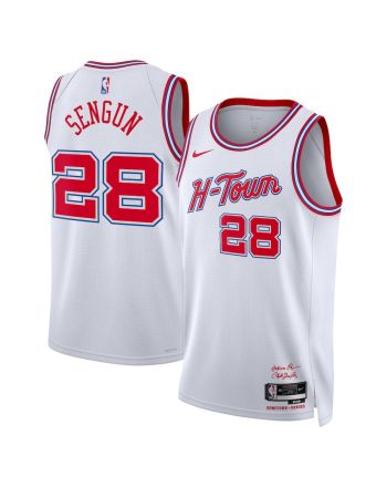 Alperen Sengun 28 Houston Rockets 2023/24 City Edition Swingman Jersey - White