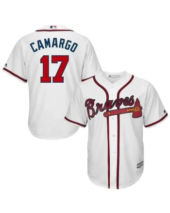 Johan Camargo Atlanta Braves Home Official Cool Base Player Jersey - White