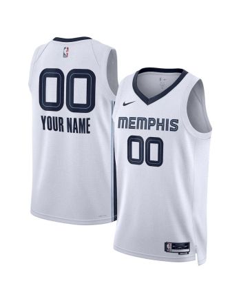 Memphis Grizzlies Custom 00 Men 2022/23 Swingman Jersey - Association Edition