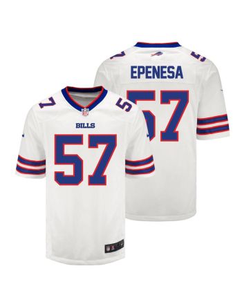 A.J. Epenesa 57 Buffalo Bills Men Away Game Jersey - White