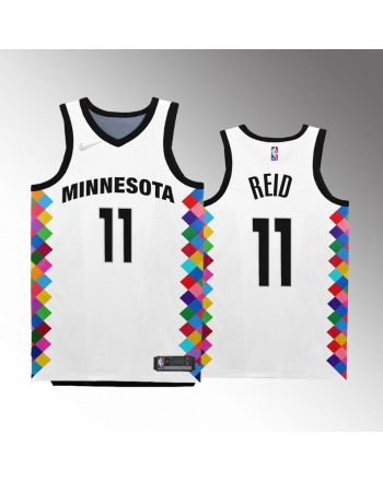 Minnesota Timberwolves Naz Reid 11 2022-23 City Edition White Jersey Bob Dylan