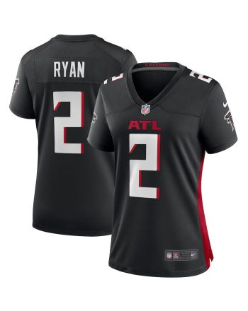 Matt Ryan 2 Atlanta Falcons Women's Game Jersey - Black