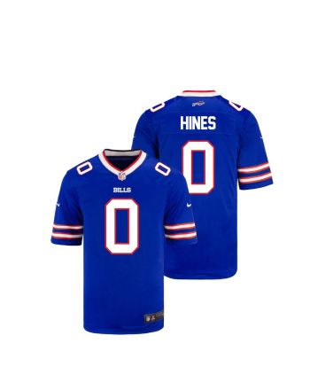 Nyheim Hines 0 Buffalo Bills YOUTH Home Game Jersey - Royal