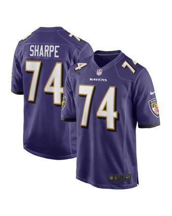 David Sharpe Baltimore Ravens Game Player Jersey - Purple