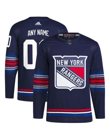 New York Rangers Alternate Primegreen Custom Men Jersey - Navy