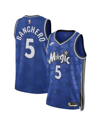 Paolo Banchero 5 Orlando Magic Unisex 2023/24 Swingman Jersey – Classic Edition - Blue