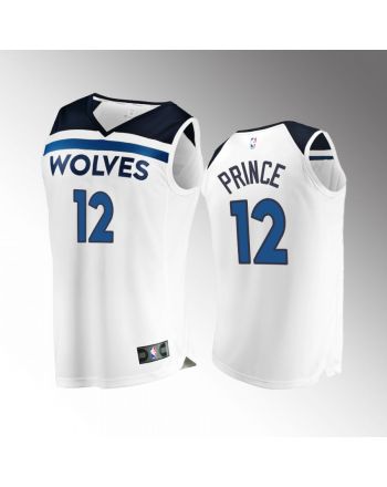 Minnesota Timberwolves 12 Taurean Prince Association Jersey 2022-23 White