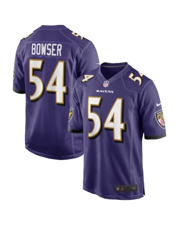 Tyus Bowser 54 Baltimore Ravens Men Game Jersey - Purple