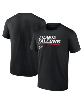 Atlanta Falcons Stacked T-Shirt - Black