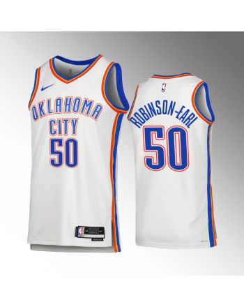 Oklahoma City Thunder Jeremiah Robinson-Earl 50 2022-23 Association Edition White Jersey