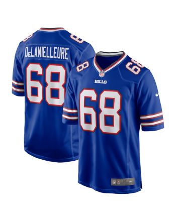 Joe DeLamielleure 68 Buffalo Bills Men Game Retired Jersey - Royal