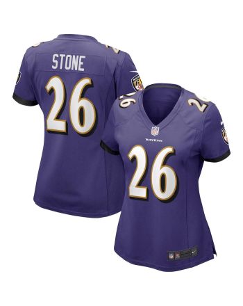 Geno Stone Baltimore Ravens Women's Game Jersey - Purple