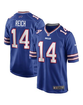 Frank Reich 14 Buffalo Bills Men Game Retired Jersey - Royal