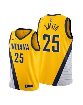 Jalen Smith 25 Indiana Pacers Statement Edition Gold Jersey 2022 Trade - Men Jersey