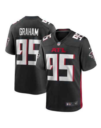 Ta'Quon Graham 95 Atlanta Falcons Men's Game Jersey - Black